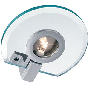Oval Glass Under Cabinet Light Set, ML/GV3, Set of 3