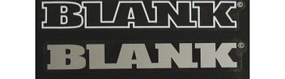 Blank Bikes Logo Sticker