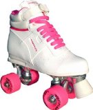 Odyssey White/Pink Quad Roller Skates 3