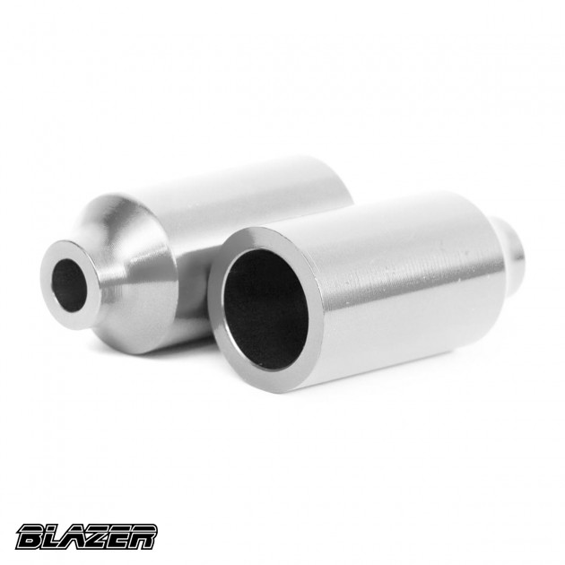 Blazer Pro Canista Scooter Pegs - Silver