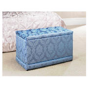 Blenheim Ottoman, Blue Damask