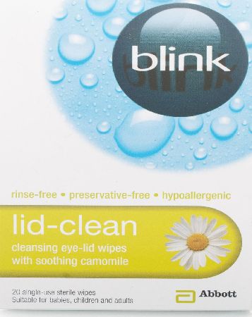Blink Lid-Clean Sterile Wipes