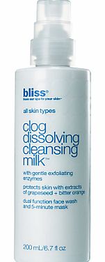 Bliss Clog Dissolving Cleansing Milk, 245ml