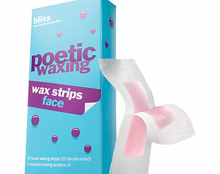 Bliss Poetic Wax Strips, Face