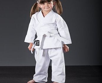 Blitz Poly Cotton Student Karate Suit - White, 110 cm