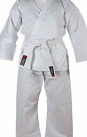 Blitz Sport Kids Polycotton Student Karate Suit 0/130cm White