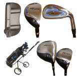 RIVAL FULL GRAPHITE GOLF SET WITH FREE TROLLEY!