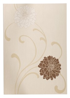 Bloom Cream and Brown Decor