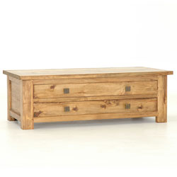 Blue Bone - Breton Pine Coffee Table with 2