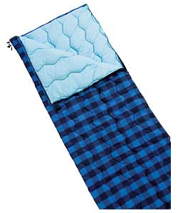Blue Check 300gsm Sleeping Bag
