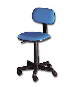 Blue Gas Lift Swivel Typist Chair