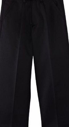 Blue Max Banner Boys Putney Pleated with Fly School Trousers, Navy Blue, W26/L25 (Manufacturer Size: 8-9 Years)