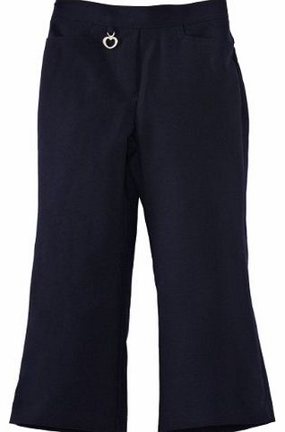 Blue Max Banner Junior Girls Talbot Bootleg School Trousers, Navy, 9-10 Years