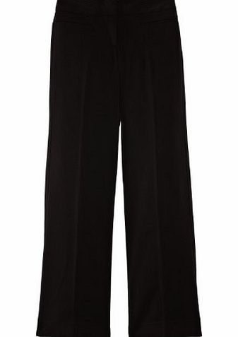 Blue Max Banner Senior Girls Grenwich with Fly School Trousers, Black, W30/L29