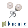 Blue Nile 18k White Gold Akoya Cultured Pearl Earrings
