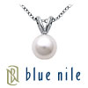 Blue Nile 18k White Gold Akoya Cultured Pearl Pendant (7.0