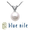 Blue Nile 18k White Gold Akoya Cultured Pearl Pendant (8.0