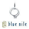 Blue Nile Crystal Wedding Set Charm in Sterling Silver