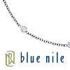 Blue Nile Diamond Bezel Necklace in 18k White Gold