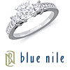 Engagement Ring: 18K White Gold Diamond Ring