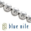 Blue Nile Graduated Bead Necklace in Sterling Silver