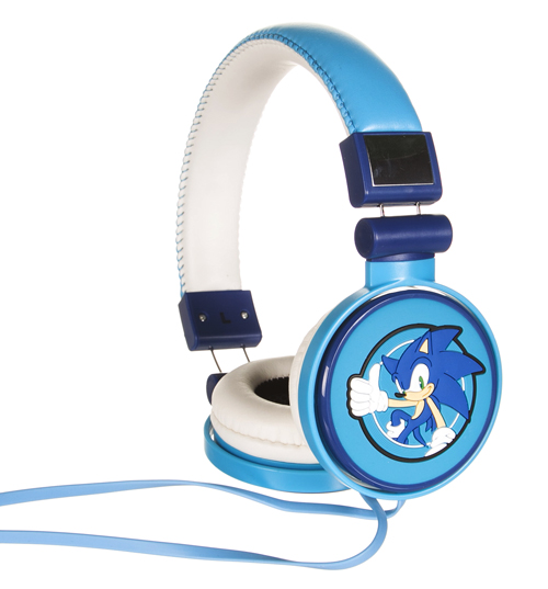 Blue Sonic The Hedgehog Headphones