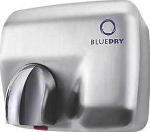 BlueDry, 1228[^]3382J Blue Storm Hand Dryer Brushed Steel