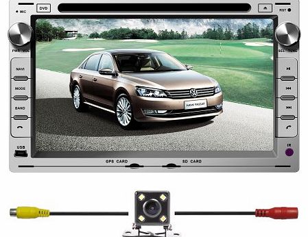for VW Passat B5 / Golf 4 / POLO / BORA / Sharan / Lupo / T5 / Jetta / Fox In-dash 7`` Touchscreen DVD Player Gps Navigation Tv Radio Bluetooth Steering Wheel Control RDS Sd/usb Ipod Av + Re