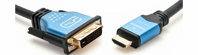 BlueRigger High Speed HDMI to DVI Adapter Cable (1.8 Meters)