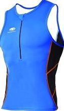 Blueseventy, 1294[^]246021 Mens TX1000 Singlet - Blue and White