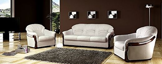 BMF Siena Three 3 Piece Faux Leather Sofa Bed Suite GOOD PRICE !!!