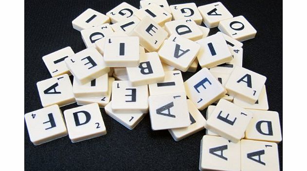 Board Game Spares 10 Plastic Scrabble Tiles of Your Choice (pick n mix) Pick your own Letters