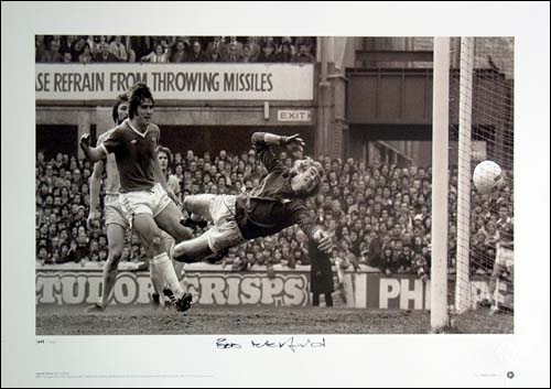 Bob Latchford and#8211; Everton - limited edition signed print