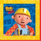 bob the Builder Party Napkins - 16 in a pack