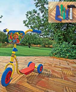 Bob the Builder Tri Scooter with Tool Kit