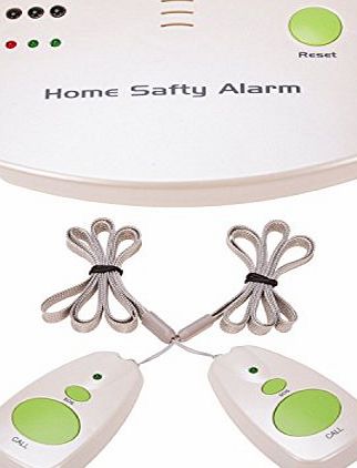 BOBLOV  Home Safety Alert Care Call Fall Alarm Wireless Alarm Emergency Pager Calling Alarm System Elderly Monitor Patient Medical Elderly Panic Pendant SOS (For older)