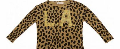 Leopard L.A-B.C T-shirt Yellow `4 years,6 years