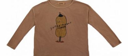 Superpeanut t-shirt Beige `4 years,6 years,8