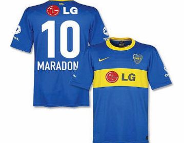 Nike 2010-11 Boca Juniors Nike Home Shirt (Maradona 10)