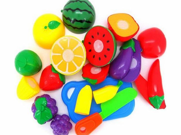 Bocideal New Style 1 Set Cutting Fruit Vegetable Pretend Play Children Kid Educational Toy