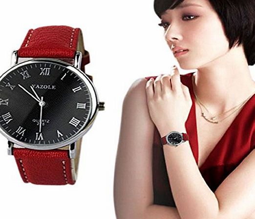 New Womens Ladies Fashion Bracelet Wrist Watch (Black)