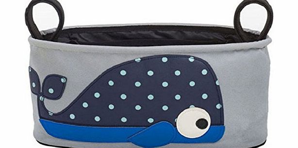 Bocideal(TM) New Nappies Basket Animals Pushchair Diaper Baby Stroller Storage Bag (Whale)