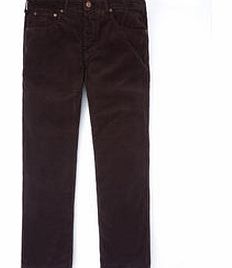 Boden 5 Pocket Slim Fit Cord Jeans, Chocolate