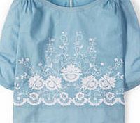 Boden Abigail Top, Soft Aqua/White 34798538