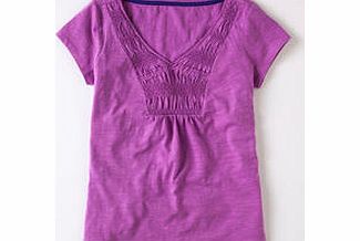 Boden Alexandra Tee, Orchid Bloom,White,Turquoise,Blue