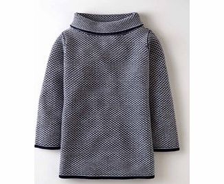 Boden Audrey Jumper, Navy Stitch,Citron Stitch,White