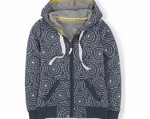 Boden Authentic Hoody, Bright Red Tulip Stamp,Tide