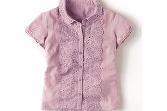 Boden Badminton Shirt, Heather,Blueberry,White 34022855