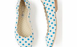 Boden Ballerina, Vanilla China Blue Spot,Faded