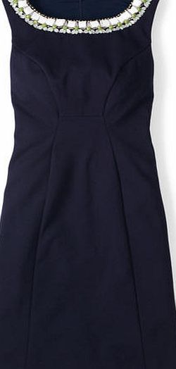 Boden Beaded Ponte Dress, Blue 34664045